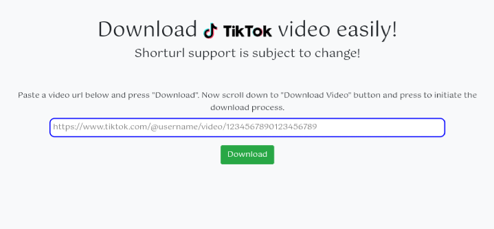TikTok Video Downloader Php Script