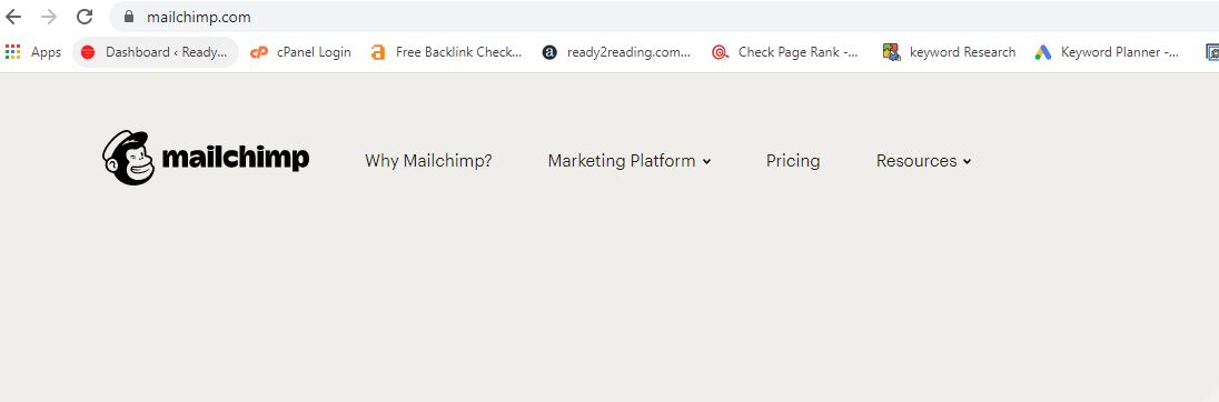 Mailchimp Screenshot ফ্রি বাল্ক ইমেইল পাঠানো ওয়েবসাইট - Mailchimp