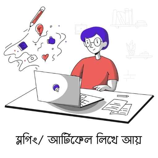 Blogging Image ব্লগিং করার/ আর্টিকেল লেখার গ্রাফিক্স ছবি