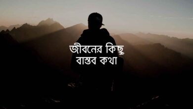 Jiboner kisu bastob kotha জীবনের কিছু বাস্তব কথা